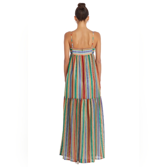 NEW Amanda Uprichard Sima Maxi Dress — Size Large - Picture 10 of 12